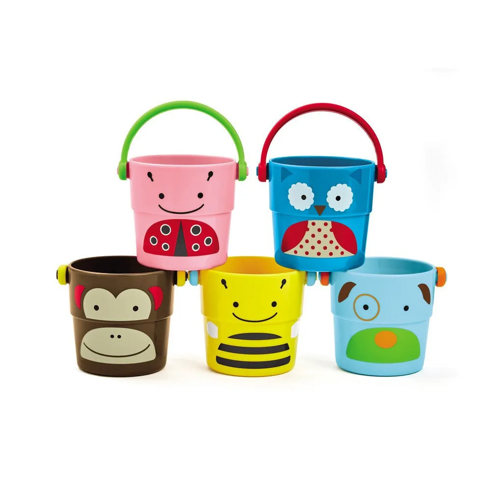 Skip Hop Explore & More Zoo Stack & Pour Bucket Set