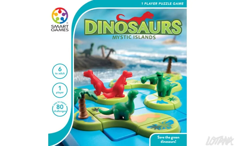 SmartGames Dinosaurs Mystic Islands