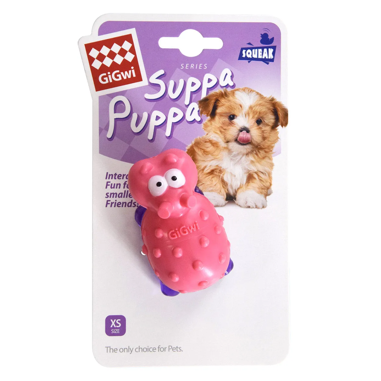 Suppa Puppa Hippo - Pink and Clear Purple XS