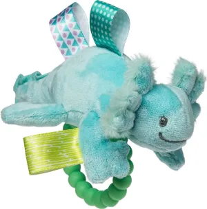 Taggies Fizzy Axolotl Teether Rattle Aqua