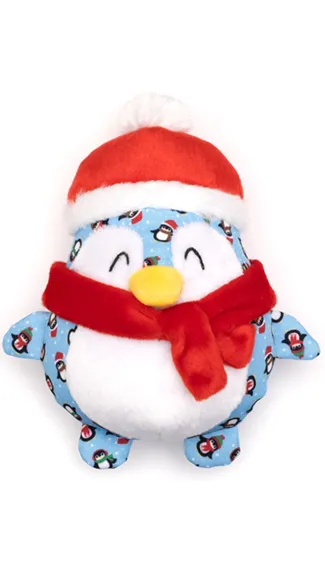 The Worthy Dog Tough Toy: Christmas Penguin