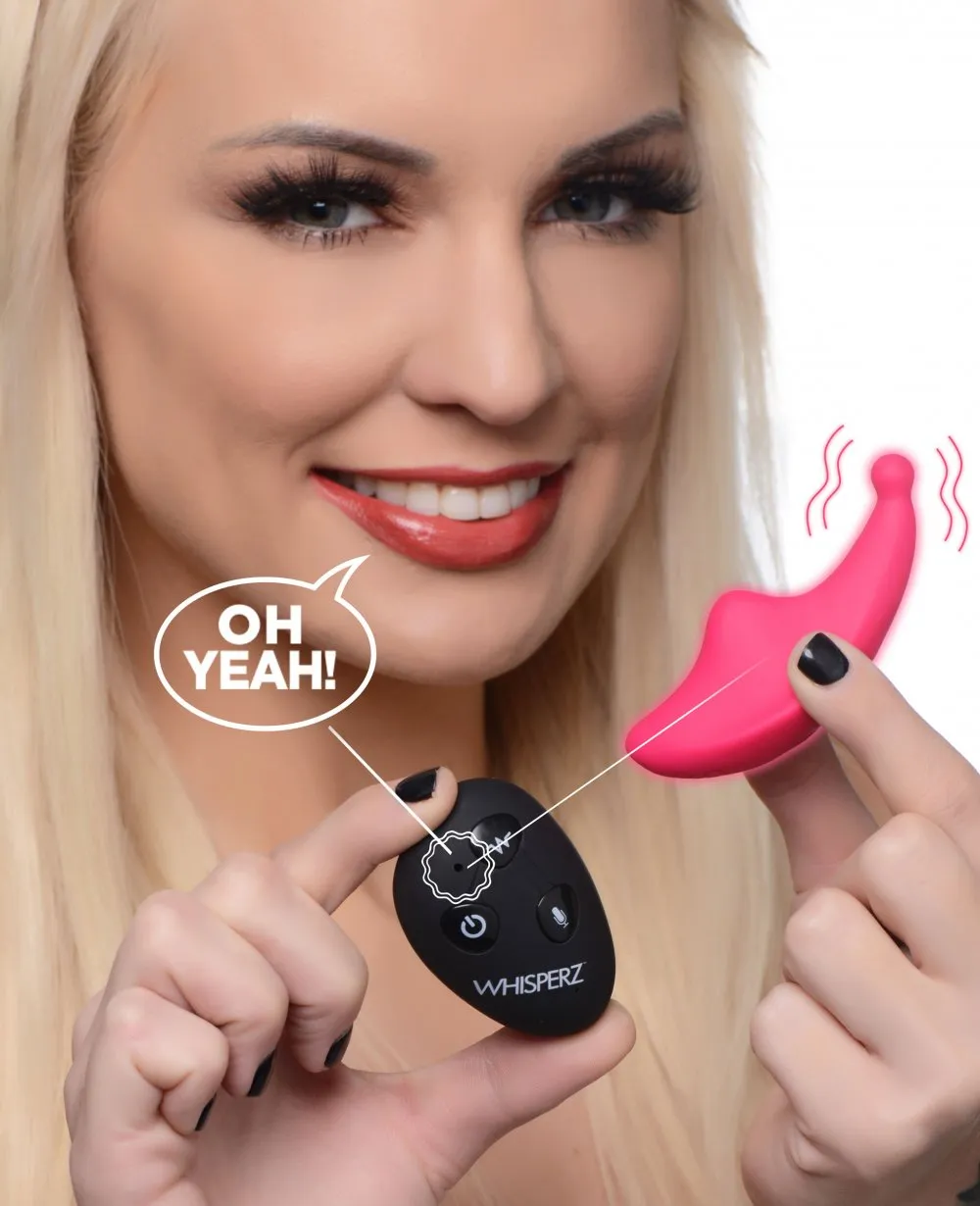 Silicone Panty Vibrator with Remote Control - Voice Activated, 10X Vibration Settings