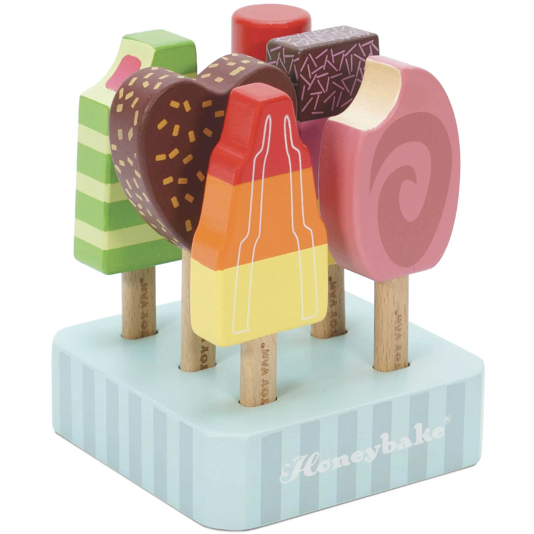 Wooden Ice Lollies Popsicles