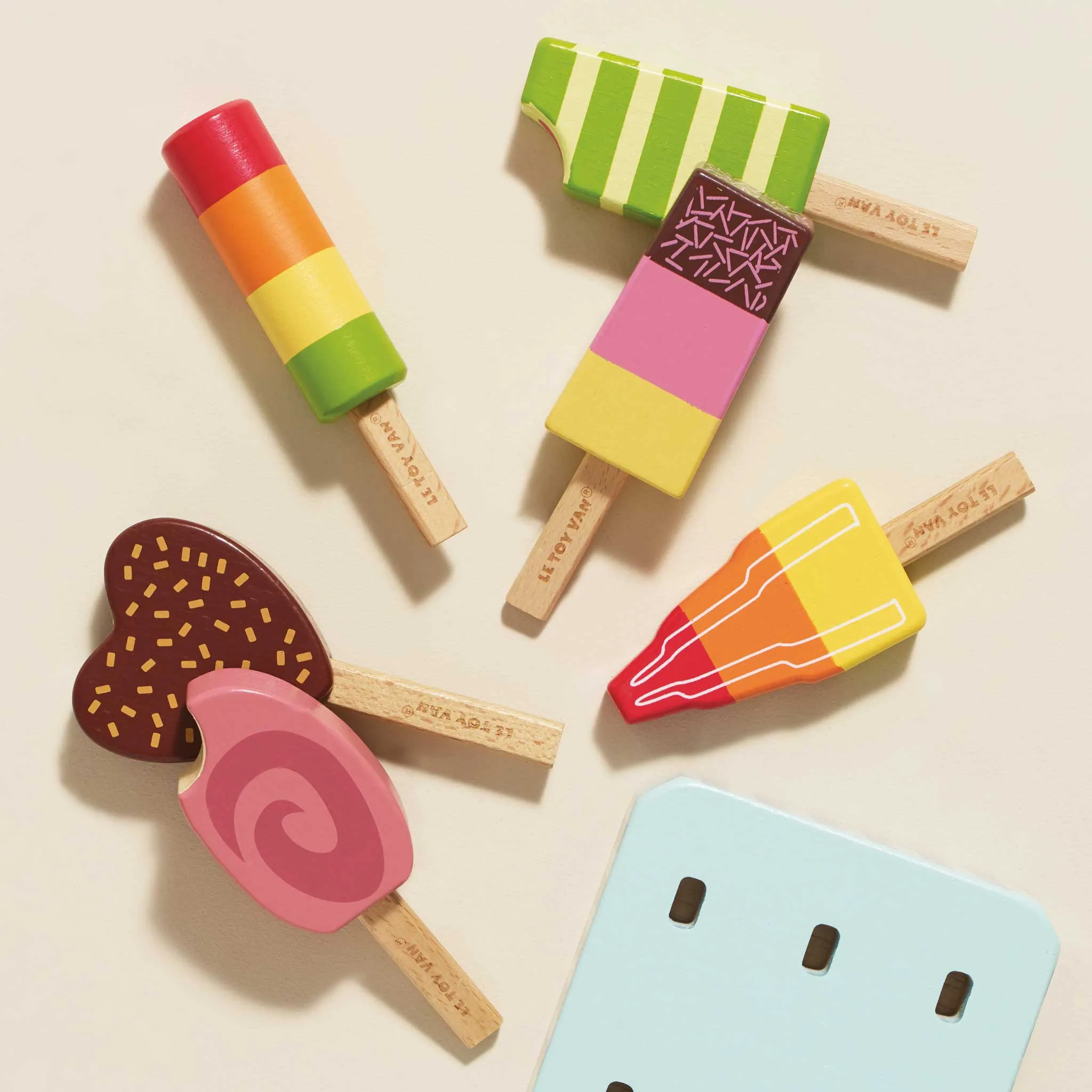 Wooden Ice Lollies Popsicles