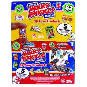 World's Smallest Wacky Packages Minis Series 3 Mystery Pack [5 Pieces]